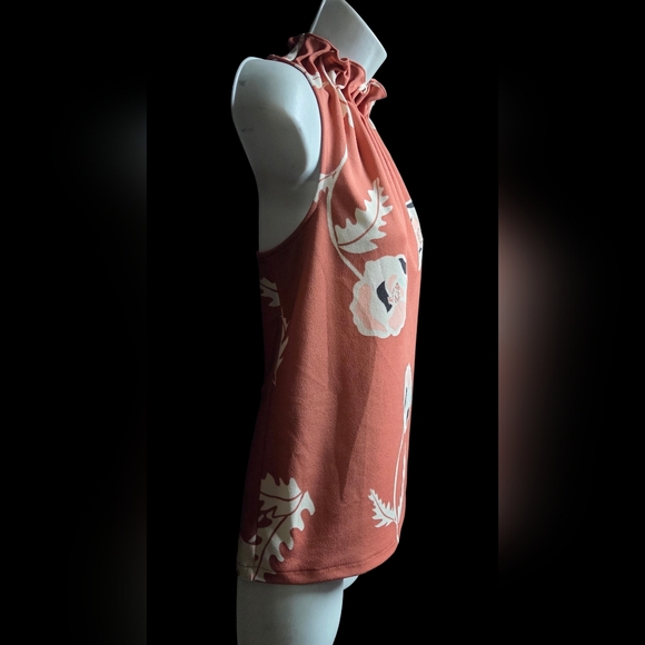 Ann Taylor Ruffle Neck Blouse - Picture 2 of 5